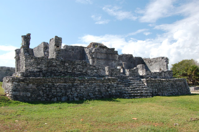 Mayaruin i Tulum